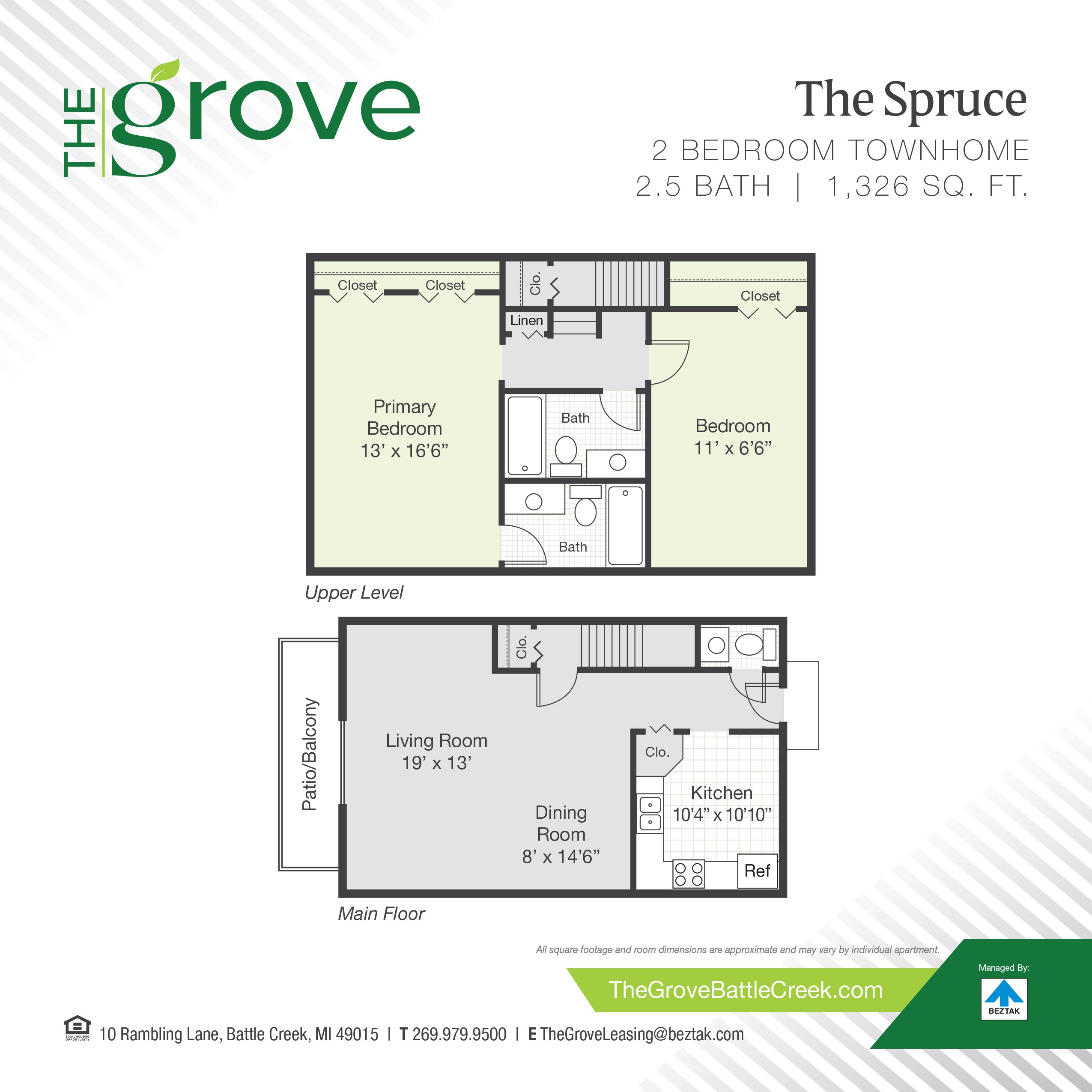 The Spruce - Renovated floor plan